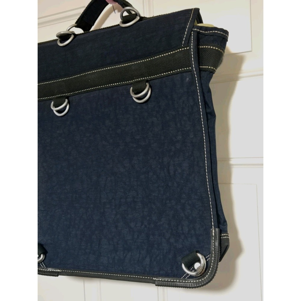 Kipling Bag Laptop Luggage Dual‎ Buckles Lock Plastic Insert Handle Blue Case - Picture 6 of 13